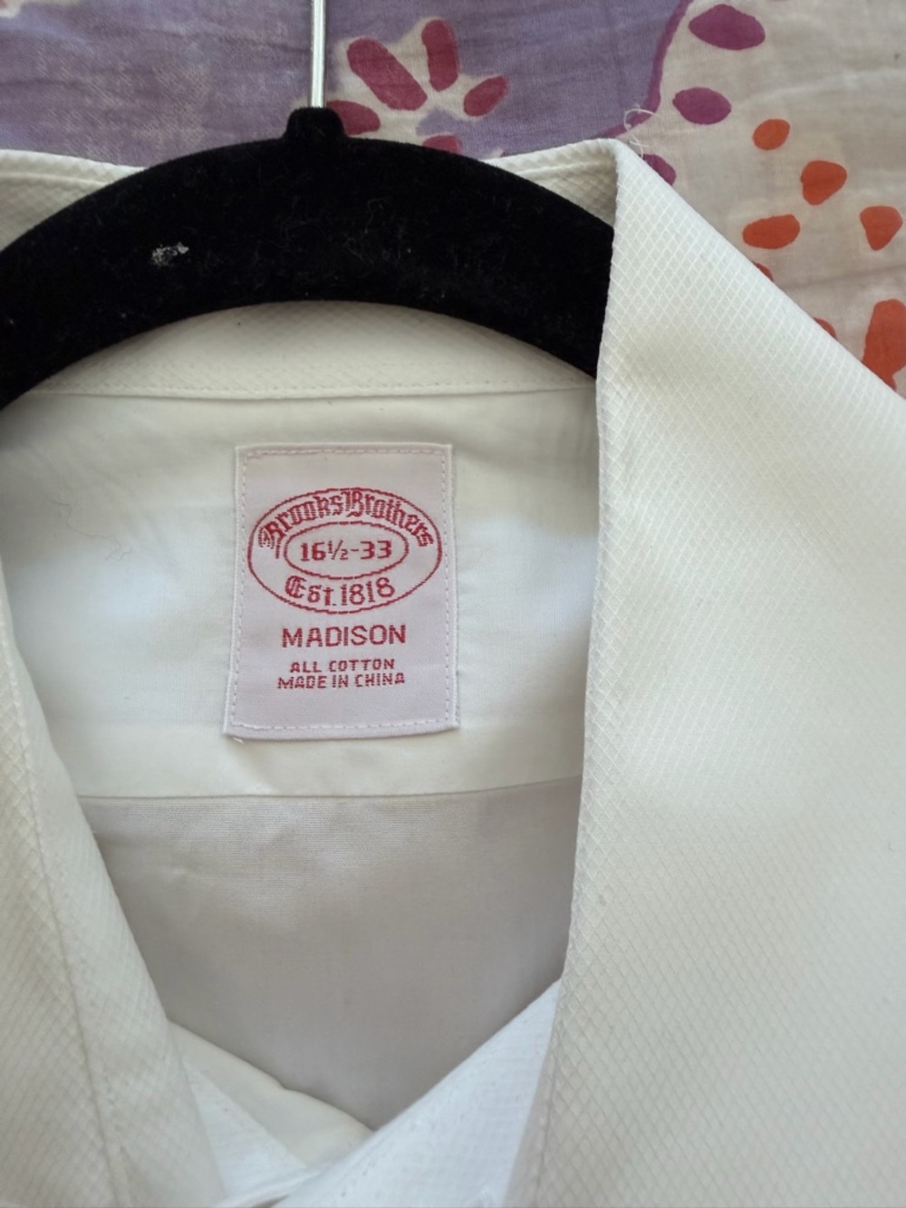 Brooks Brothers Madison White Dress Shirt